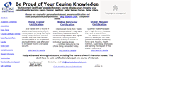 Desktop Screenshot of equinestudiesinstitute.com